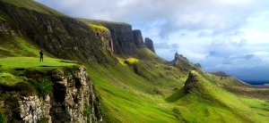 Panorama dell'isola di Skye in Scozia